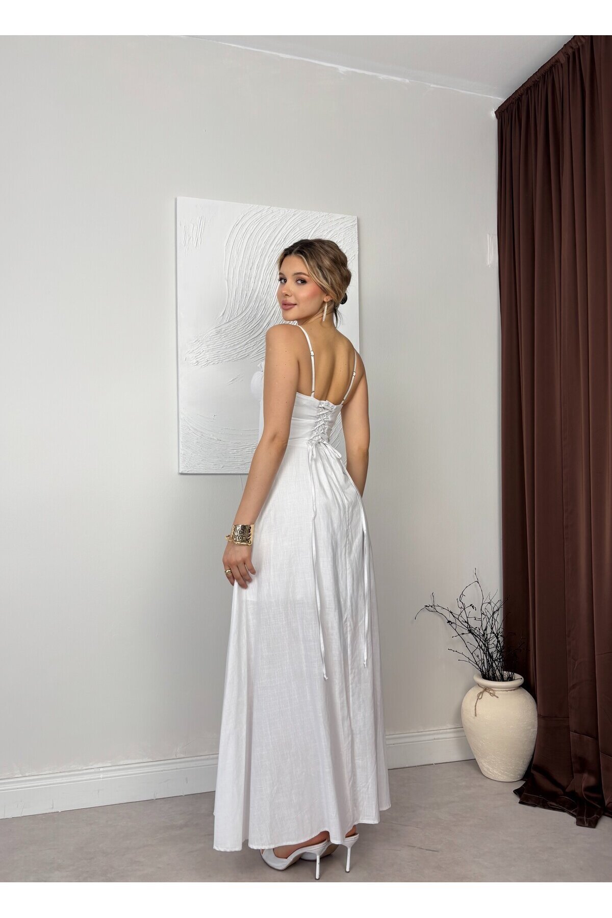 BEYAZ 1193 ELBİSE