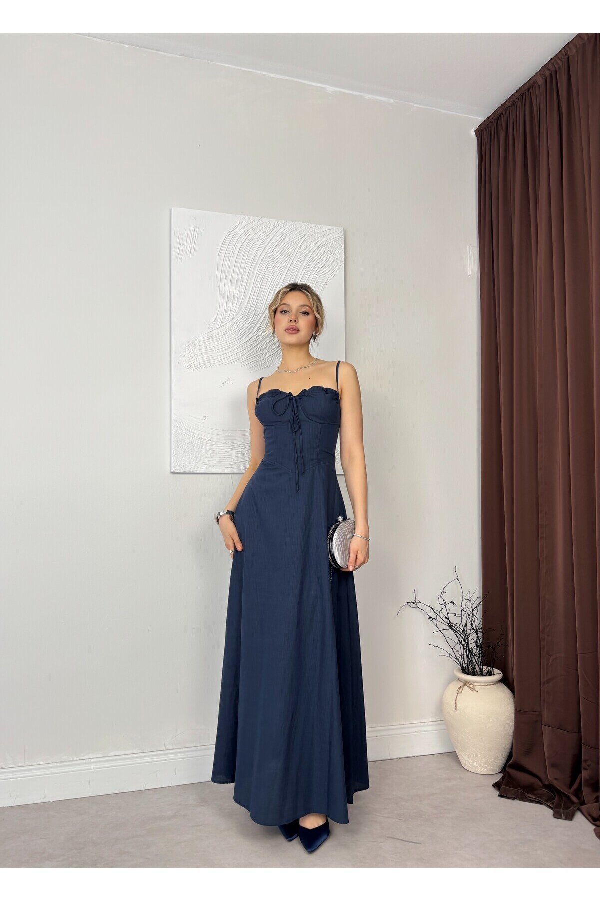LACİVERT 1193 ELBİSE