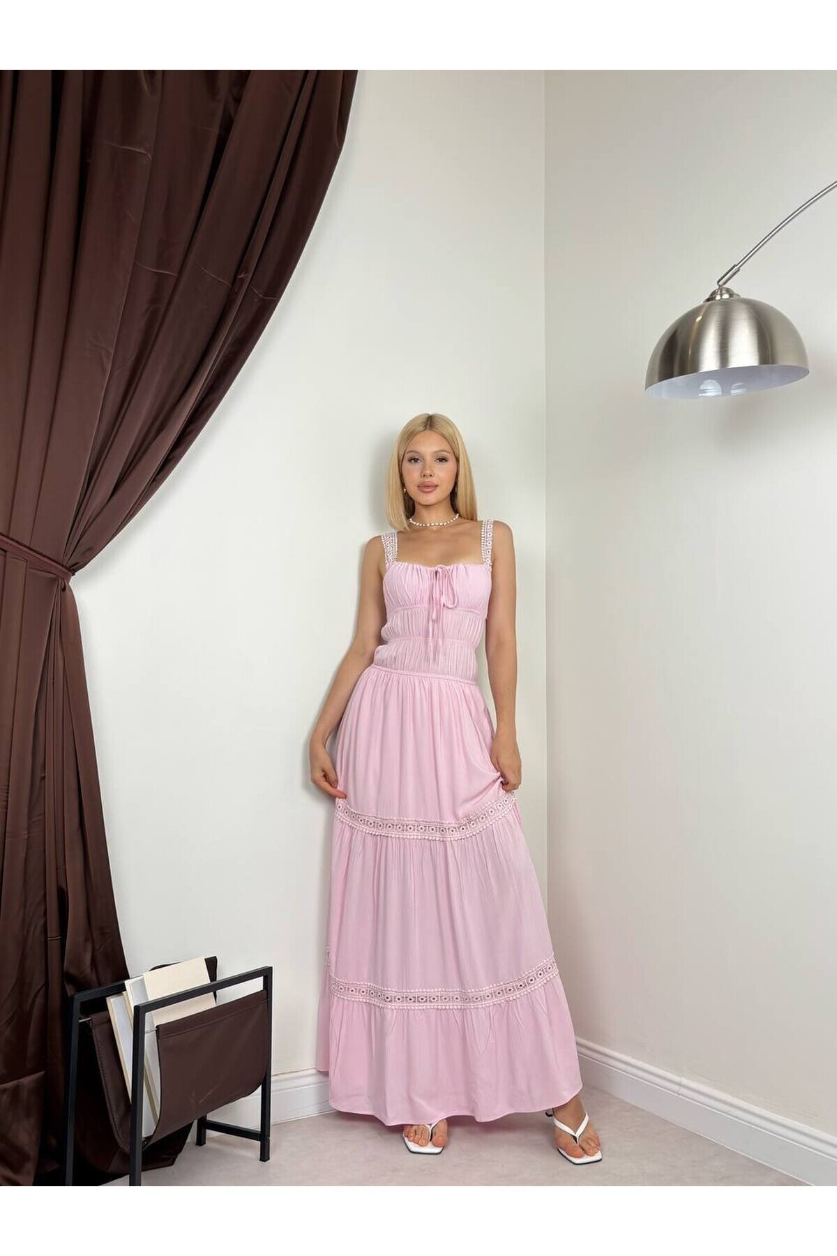 PEMBE 1146 ELBİSE