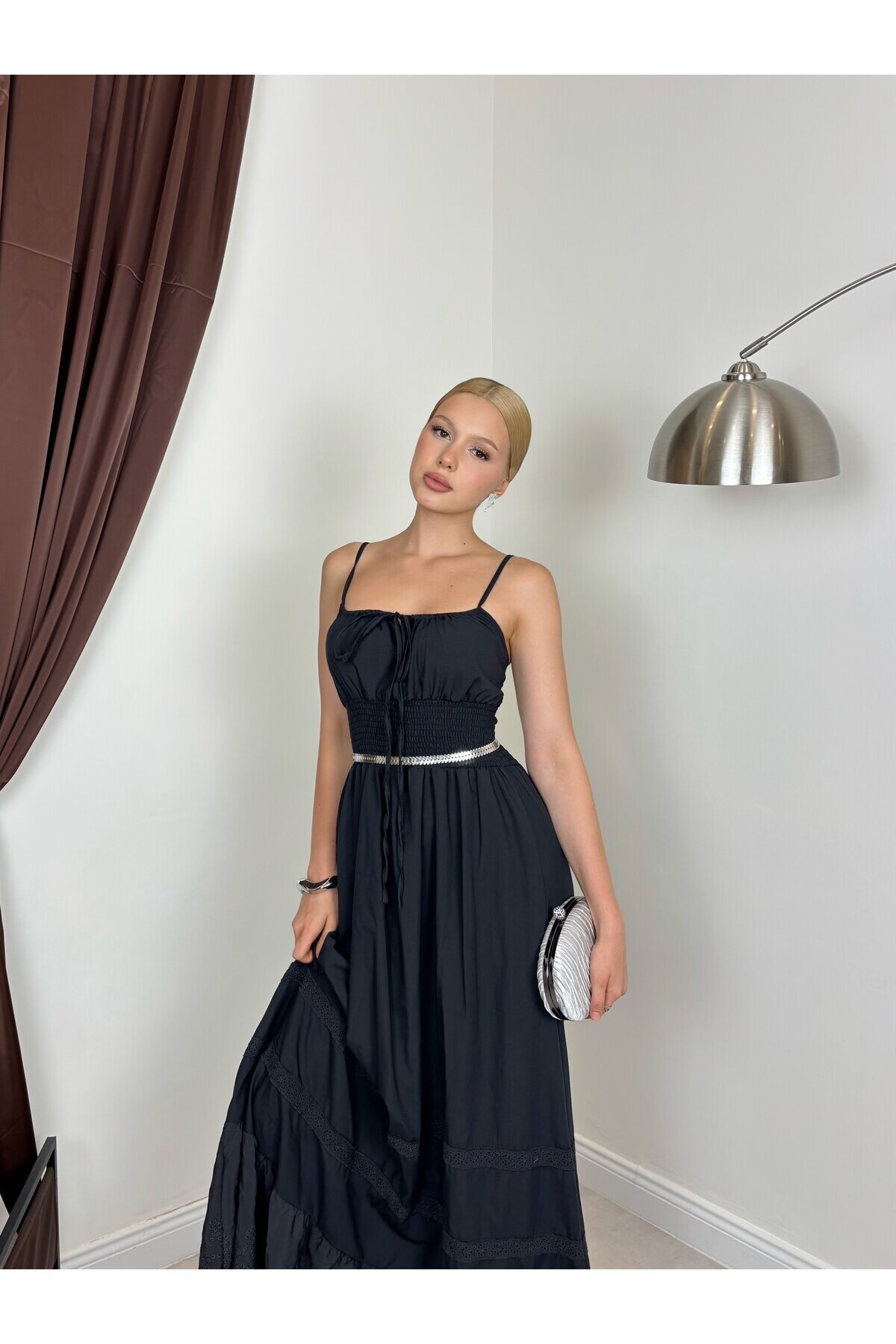 SIYAH 20420 ELBİSE