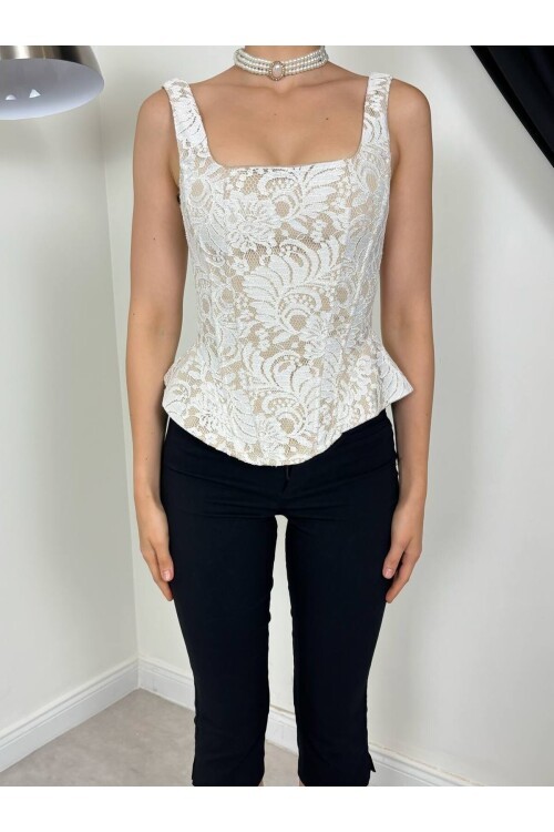 WHITE 20512 BLOUSE