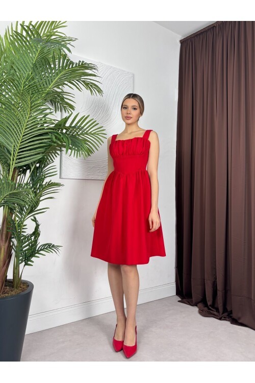 KIRMIZI 1108 ELBİSE