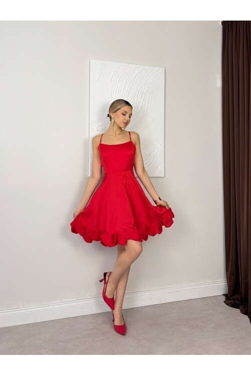 KIRMIZI 1129 ELBİSE