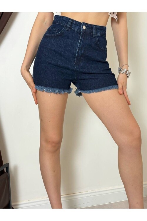 LACİVERT 30107 ŞORT