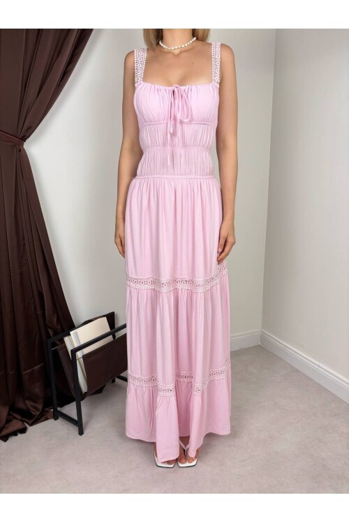 PEMBE 1146 ELBİSE