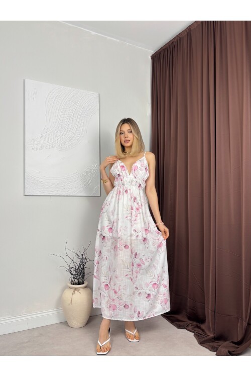 PEMBE 1185 ELBİSE