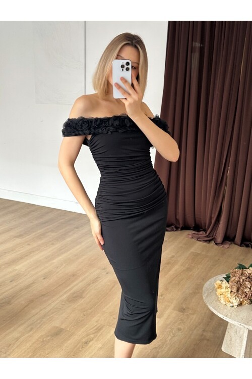 ЧЁРНЫЙ 1078 ПЛАТЬЕ