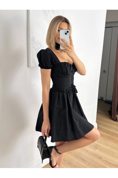 SIYAH 12045 ELBİSE